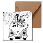 20 261 Zeeuwse kaart bus met cadeautjes